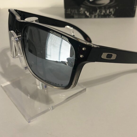 Silver Prizm Polarized OAKLEY HOLBROOK Polished Two Tone Frame 9102 - Picture 4 of 7